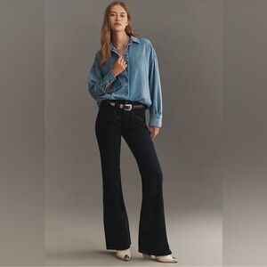 Pilcro Black Flare Jeans